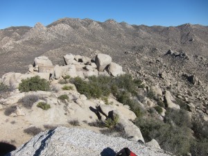 San Ysidro Ridge and the Thmble seen from White BM